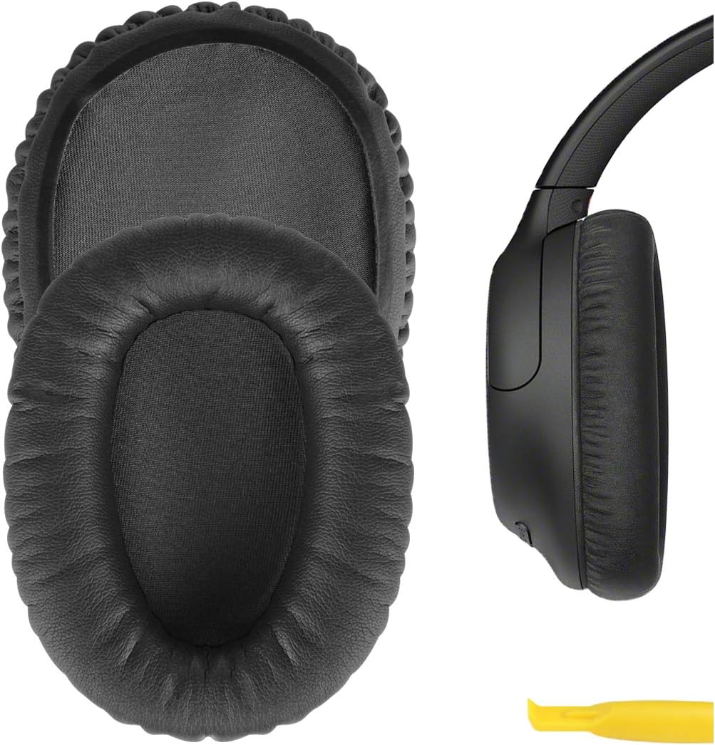Geekria Replacement Ear Pads Compatible with Sony WH-CH700N, WH-CH710N, WH-CH720N Headphones, Ear Cushions (Dark Grey)