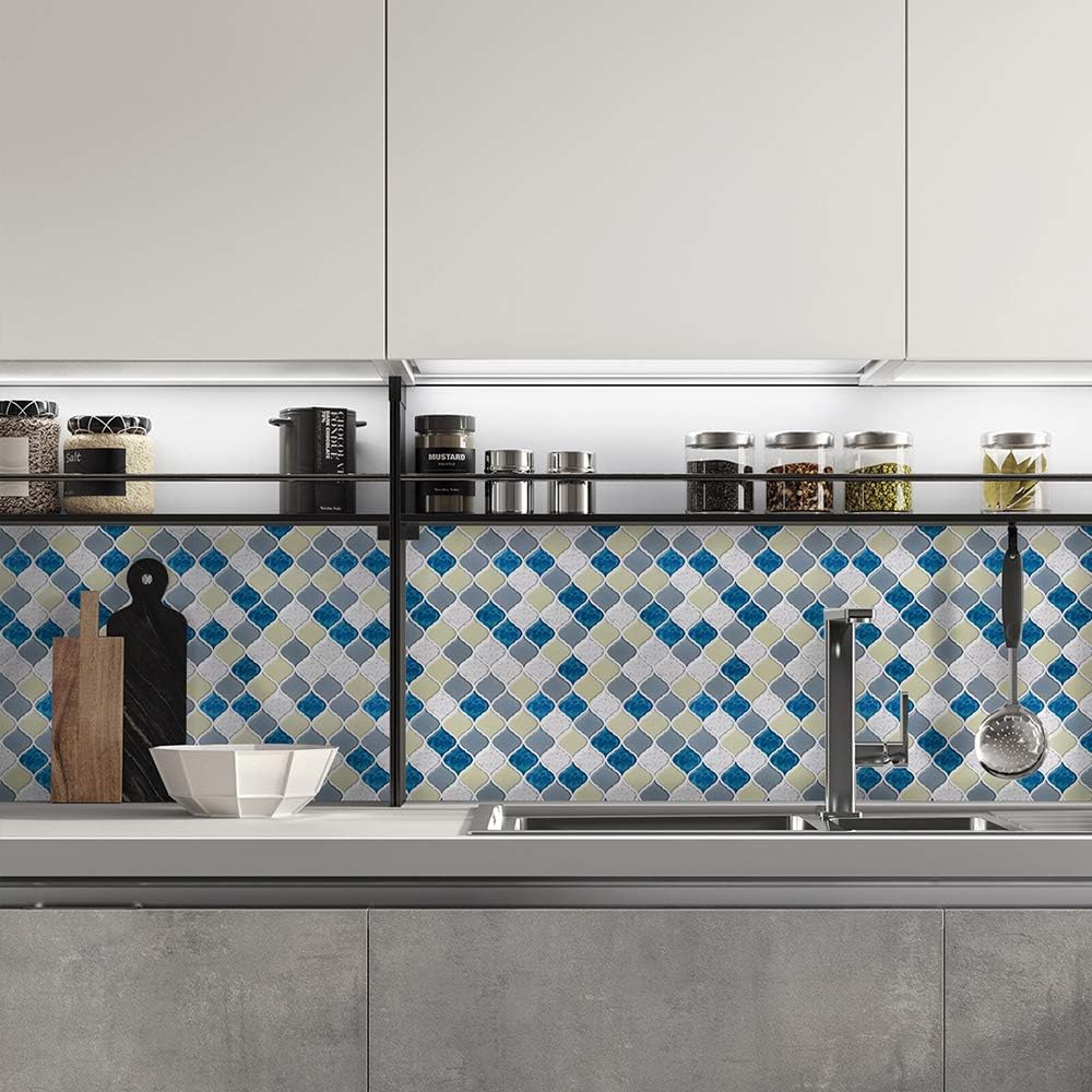 Smart Tiles Peel And Stick Backsplashes 11 X 10 5 Sheets Fam Sticktiles Arabesque Peel And