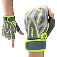 YEHIEL Gym Gloves Cycling Sports Workout Gloves for Women, Fingerless Weight Lifting Gloves Super Lightweight for Mens and Women