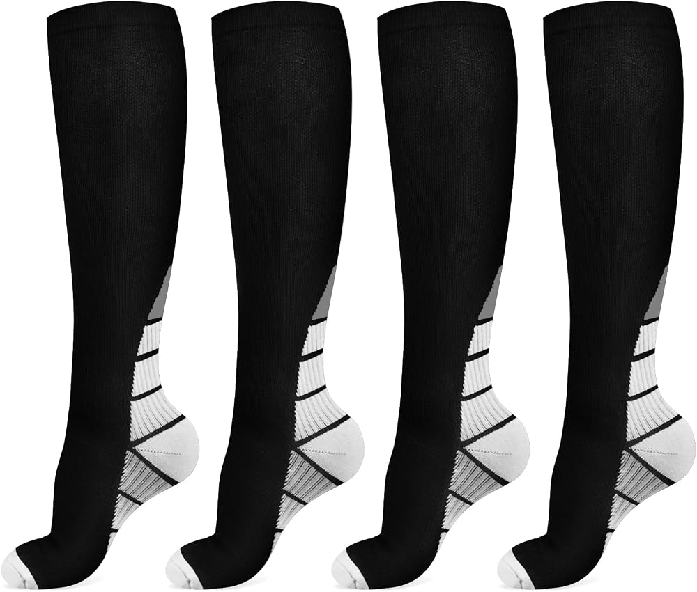 ACWOO Compression Socks 2 Pairs Unisex Best Graduated Support