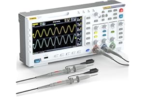 VOROLE FNIRSI ADS1014D Dual Channel Digital Storage USB Oscilloscope with Function Signal Generator 100MHz 1GSa/s 240Kb, 7"LCD