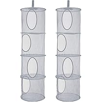Sacs à Suspendre En Maille Pour économiser De L'espace - 3 Compartiments - Panier De Rangement Pour