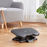 HUANUO Adjustable Under Desk Footrest Ergonomic Foot Rest 3 Height Tilt view 6