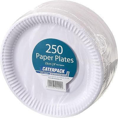 Caterpack by Robinson Young Plates 23cm White Bulk Pack 250