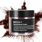 MEICOLY Brown Special Effects Powder,Ultrafine Loose Fake Dirt Powder for Stage,Video and Movie Performances,Professional Special Effect Makeup Powder for Halloween SFX Makeup,0.88Oz