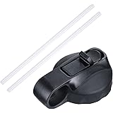 Hydro Flask Straw Lid/Cap,Glink Straw Cap for Wide Mouth Sports Water Bottle&2 Plastic Straws,Fits Hydro Flask Water Bottle