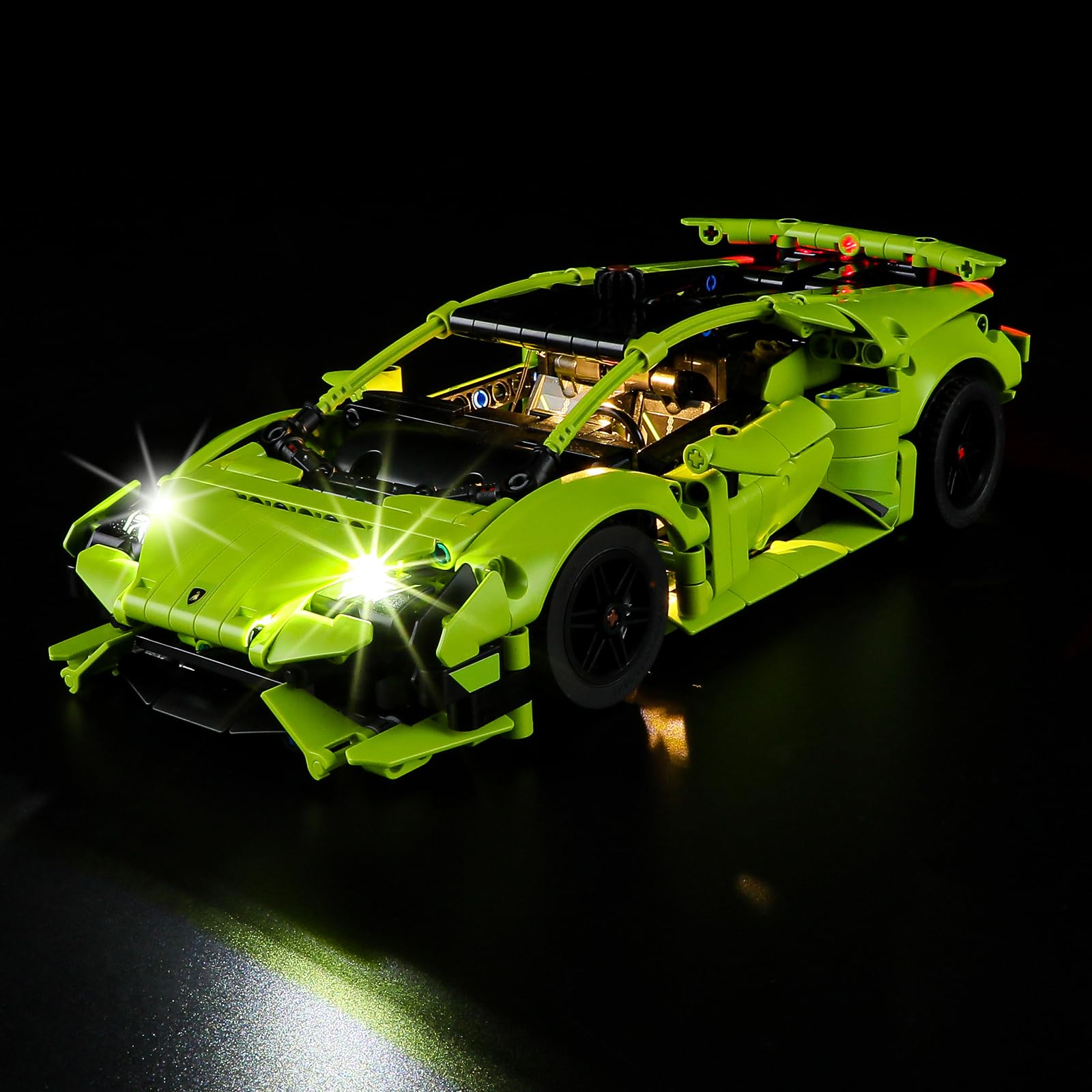 YEABRICKS LED Light for Lego-42161 Technic Lamborghini Huracán Tecnica Building Blocks Model (Lego Set NOT Included)