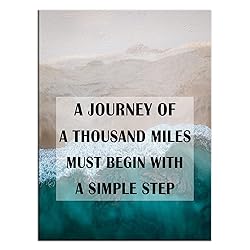 Inspirational Entrepreneur Quotes Canvas Poster Sea