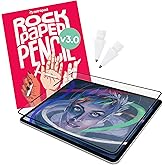 Astropad Rock Paper Pencil v3.0 – 2025 Upgraded Version – Paper Screen Protector for iPad Air 11-in (M2, 2024) & (M3, 2025) & iPad 10.9-in. (10th & 11th Gen) + Apple Pencil Tips 2 Pack – Compatible with Apple Pencil 1st/2nd Gens and Pencil Pro