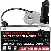 4WD Transfer Case Shift Encoder Motor - Compatible with Chevy, GMC &amp; Cadillac Vehicles - Silverado, Tahoe, Avalanche, Suburban, Ram 1500, 2500, Sierra, Yukon XL - Replaces 19125571, 600910, 88962314
