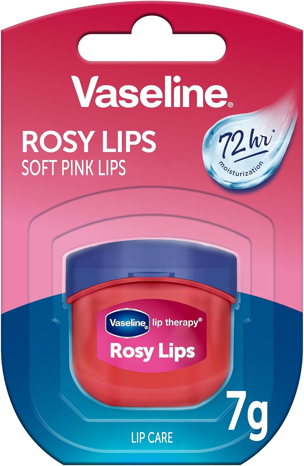 Vaseline Lip Therapy Rosy Lips 0.25 Oz Rosy Tint Almond Oil 20g