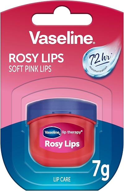 Vaseline Lip Therapy Rosy Lips 0.25 Oz Rosy Tint Almond Oil 20g