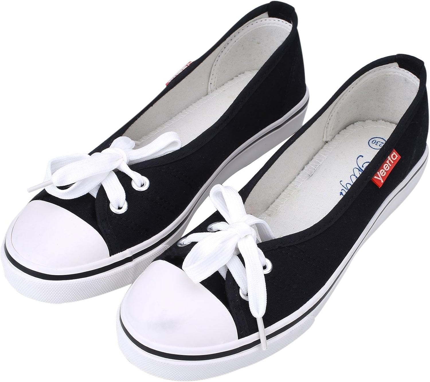 Women's Slip On Canvas Boat Shoe Causal Sneaker Tennis