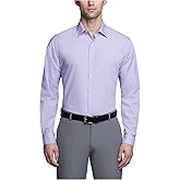 Van Heusen Men's Dress Shirt Fitted Poplin Solid