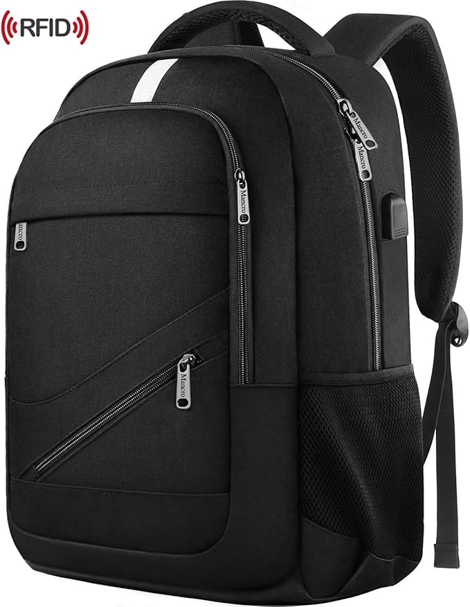 YOREPEK Laptop Backpack, 15.6 inch Travel Laptop rucksack with USB