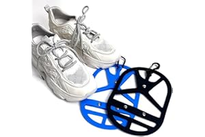 Shoe Holster for Backpack with Clip Hanger, Shoe Holder for Sneakers, Cleats, Bowling, Soccer, Basket, Football, Black, L, Ba