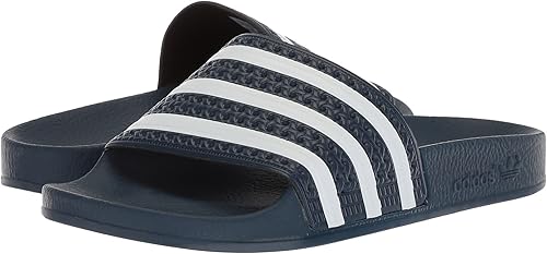 Amazon Adidas アディダス メンズサンダル 靴 Adilette New Navy White Men S 8 Women S 9 26cm Medium 並行輸入品 シューズ バッグ