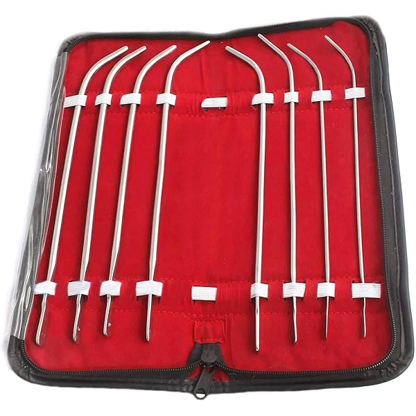 Bakes Rosebud Harnröhre Geräusche Dilator Set Chirurgisches Set Mit 9