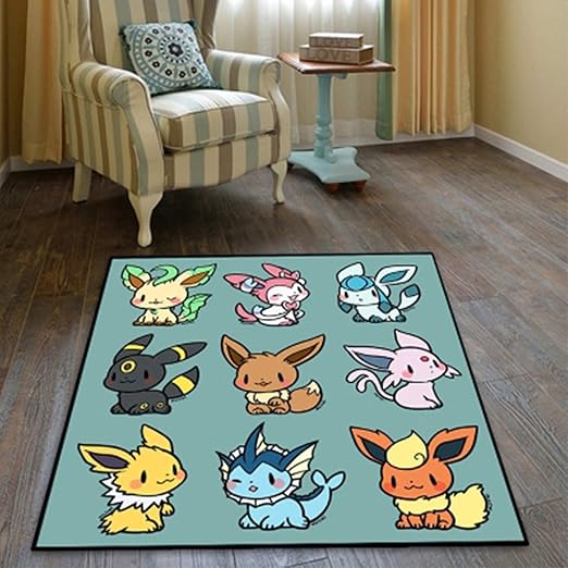 Amazon ポケモン パターンの滑り止めフロアマット ゲームルームのカーペット 廊下のマット クロークの装飾を囲むポケモンの漫画 Color B Size 140cm Ytb ラグ カーペット 通販