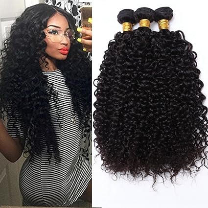 Haever Hair Brazilian Curly Hair Extensions 3 Bundles Cheap