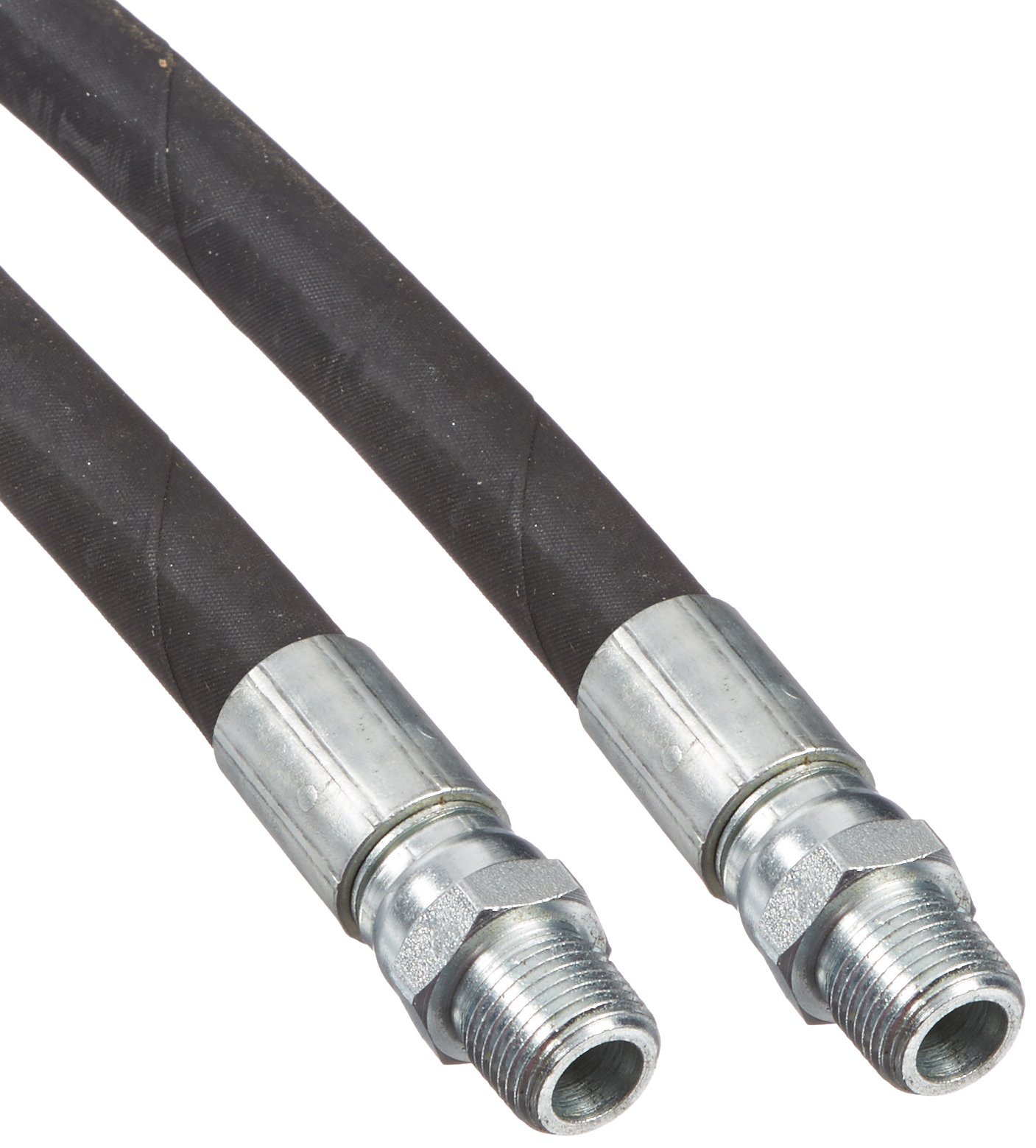 Apache 98398585 1/2" x 24" 2Wire Hydraulic Hose Male x Male Swivel
