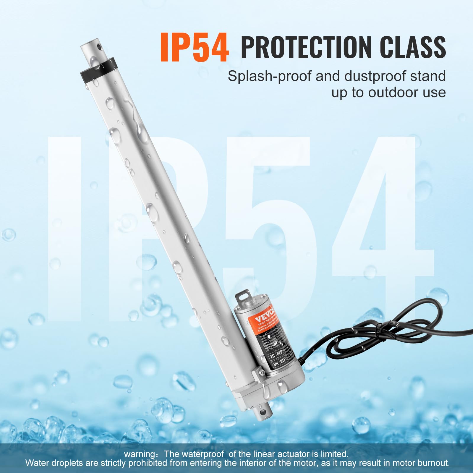 Mua VEVOR 1500N Linear Actuator DC 12V Linear Drive IP54 Electric ...
