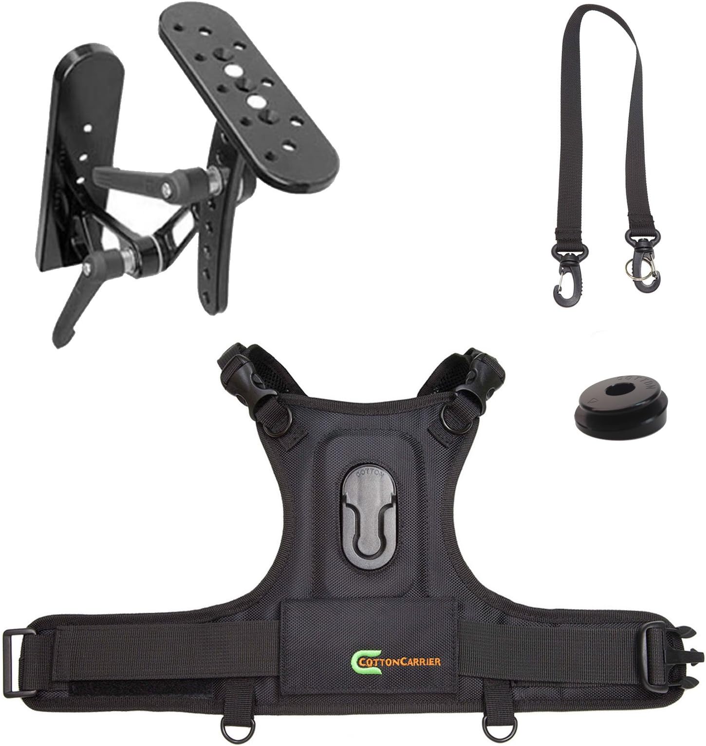 Cotton Carrier CCS Camera Harness System with Steadyshot Bracket - Black