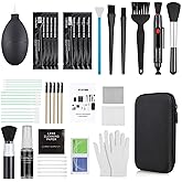 Zacro 75-in-1 Professional Camera Cleaning Kit, DSLR Camera Cleaning Accessories (with Storage Box), Rocket Air Blower/Lens P