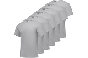 Hanes Mens Hanes Men's 6 Pack Short Sleeve ComfortSoft T-shirtT-Shirt