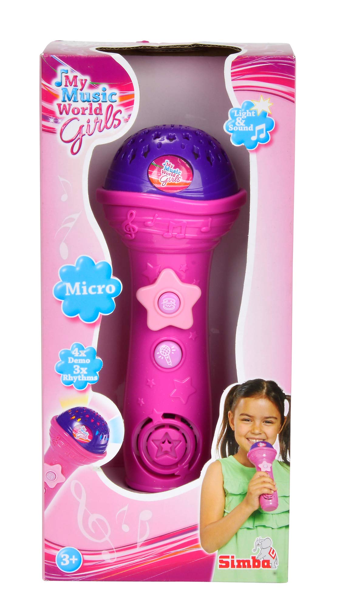 Simba 106831464 "My Music World girls Shining Microphone