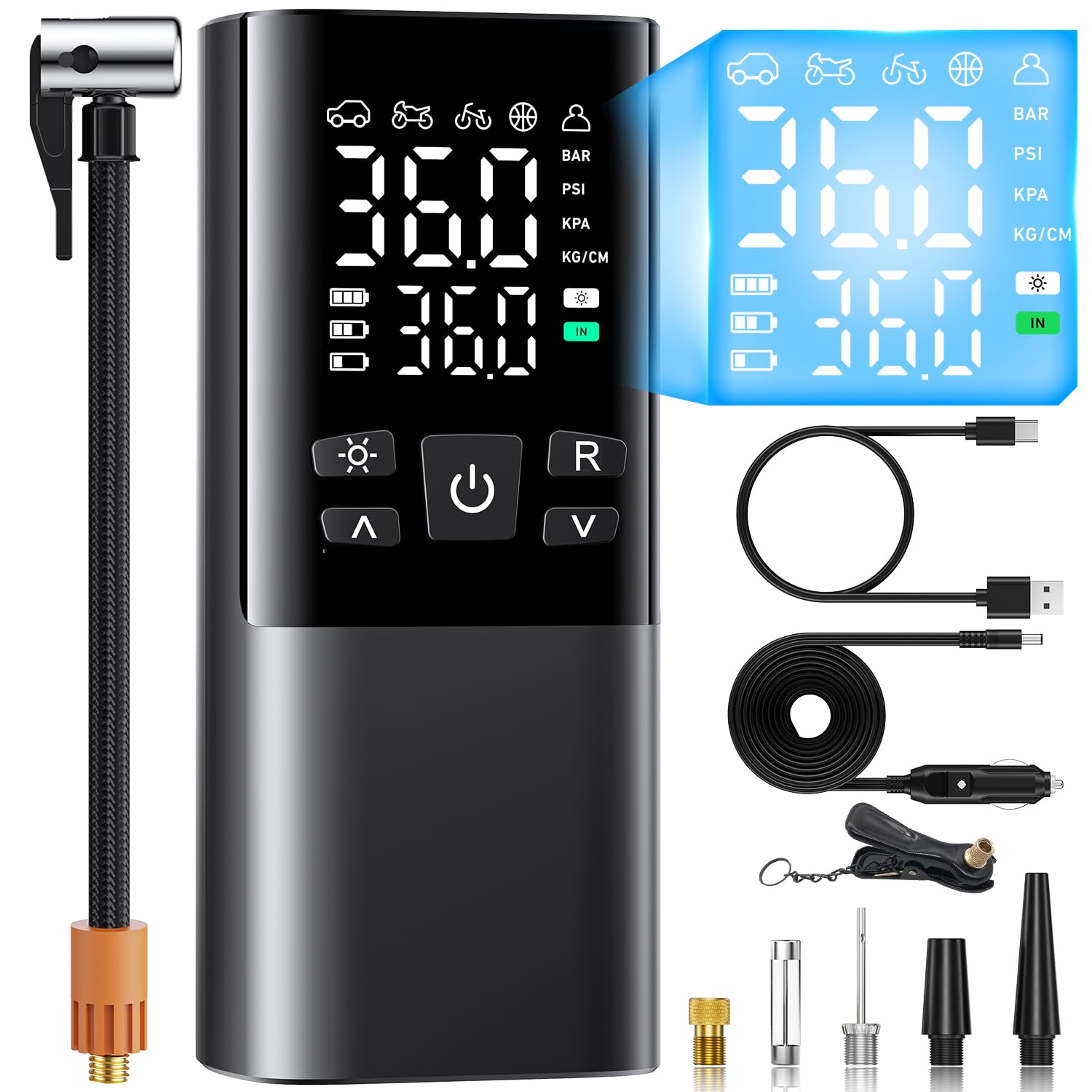 Leacco 電動空気入れ レアッコの商品画像