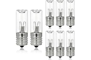 8 Pcs 3W 10V E17 Replacement Bulbs Compatible with Philips Sonicare HX6150/HX6160/D/HX7990 Charger Base