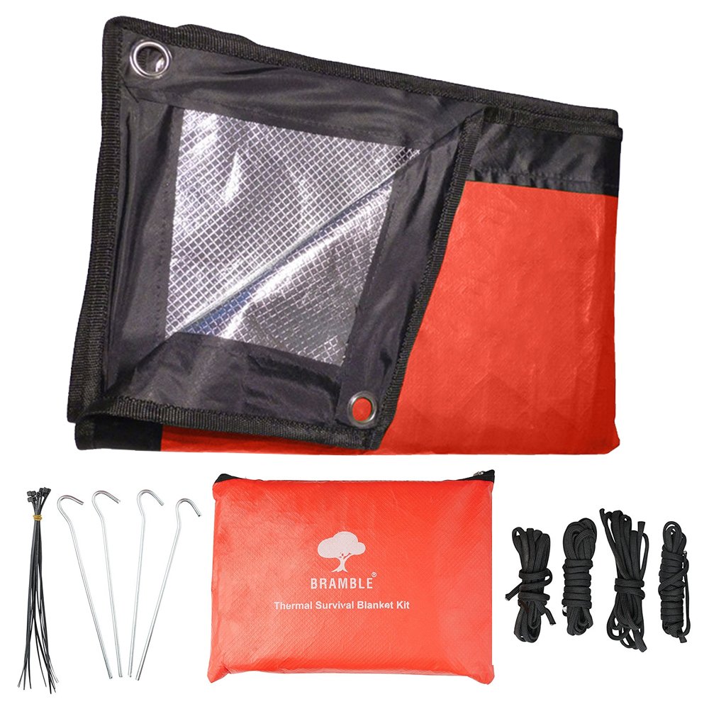 Multifunctional Reusable All Weather Thermal Survival Blanket