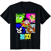 Kids DC Comics Teen Titans Go! Group Shot Box Up T-Shirt