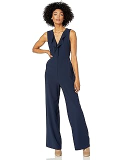 bcbg ruffle jumpsuit