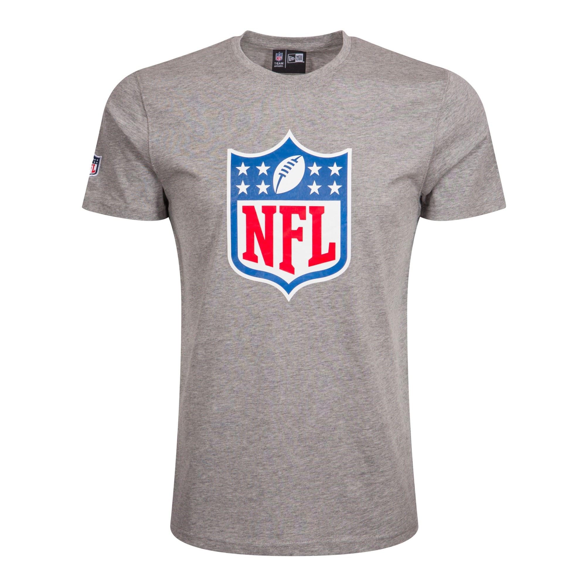 New Era Men's NFL Logo Short Sleeve T-Shirt, Grey, XX-Large — image 1