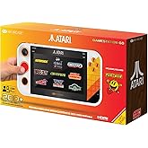 My Arcade Atari Gamestation Go: Rechargeable Battery, Over 200+ Preloaded Retro Video Games Including Pac-Man, Atari: Recharged, & Balls of Steel, Wifi,Smartglow, 7 inch Display,