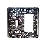 Xuejiaku Decorative Outlet Covers Bathroom Wash