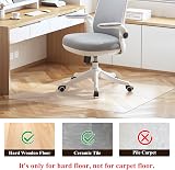 SHAREWIN Office Chair Mat for Hard Wood Floors 120x75 cm Anti-Slip view 2