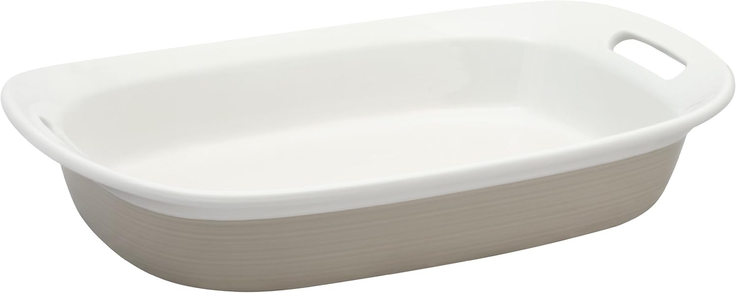 CorningWare Etch 3-Quart Oblong in Sand