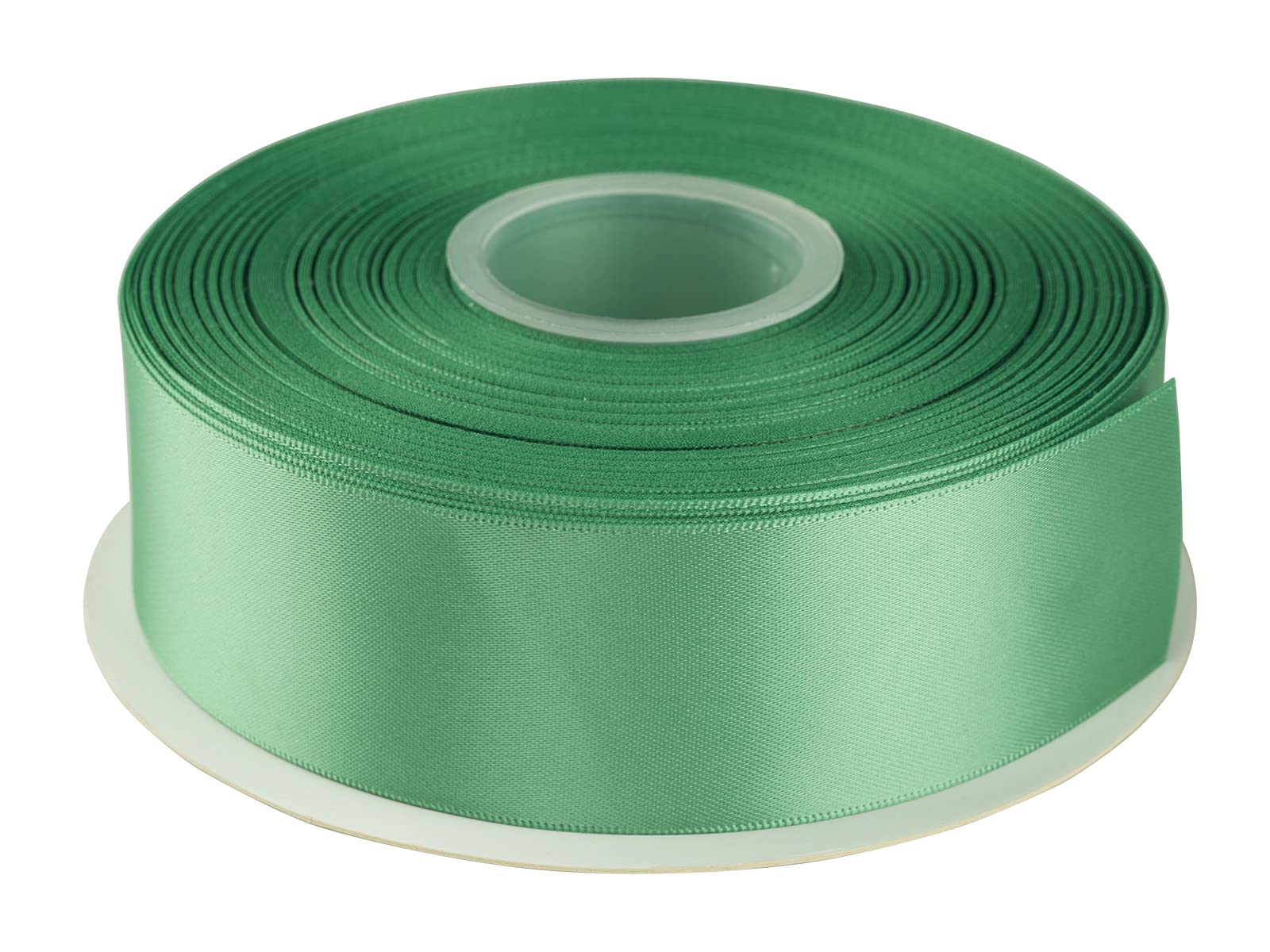 AVANAVA 38mm Wide Double Face Satin Ribbon - 45 Meters (564-Biscay Green)