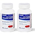 MAJOR Docusate Sodium 250 mg, Extra Strength Stool Softener Laxative for Occasional Constipation Relief – Stimulant‑Free, 100 Softgels (2 Pack)