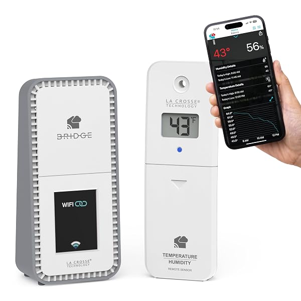 TEMP TRACKER WI-FI ALERT SYSTEM WITH THE BRIDGE...