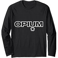 Amazon.com: Opium Text Streetwear Long Sleeve T-Shirt : Clothing