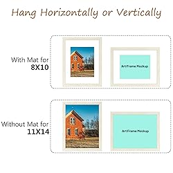 Golden State Art, 11x14 Picture Frame Set of 4