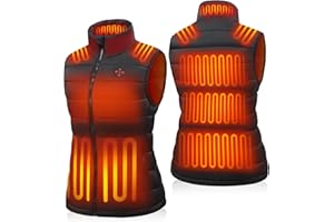 TODWARM Women Heated Vest with 16000mAh Battery Pack Included, Electric Heating Vests Lightweight 7.4V for Outdoor Hiking