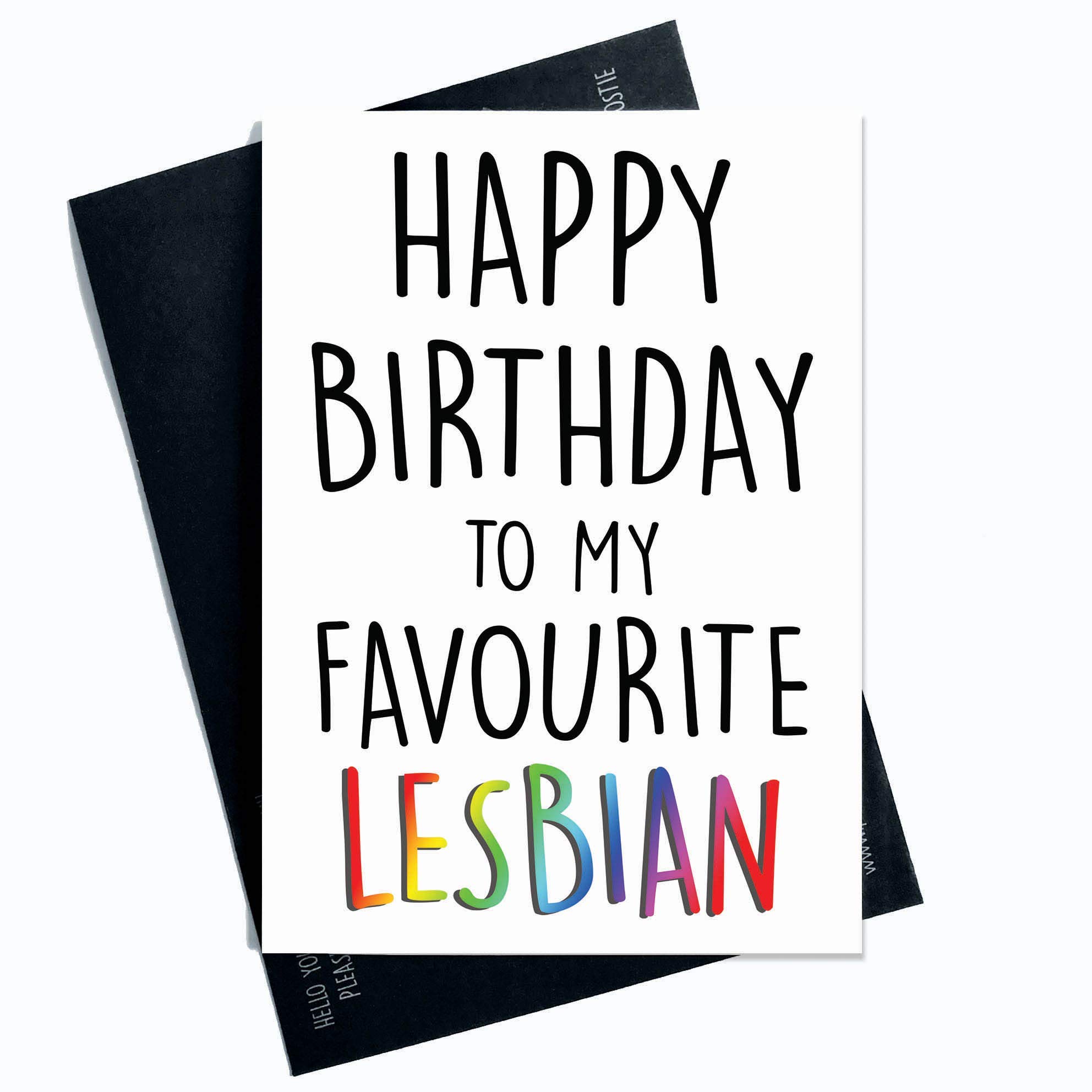 Happy Birthday Cards, Cards for Lesbian, Gay Friend Card, Best Friend Card Favourite Lesbian Cards Funny Cards, Joke Cards Novelty Card PC99