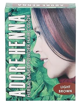 Adore Henna Hair Coloring Powder, Brown, 60 g