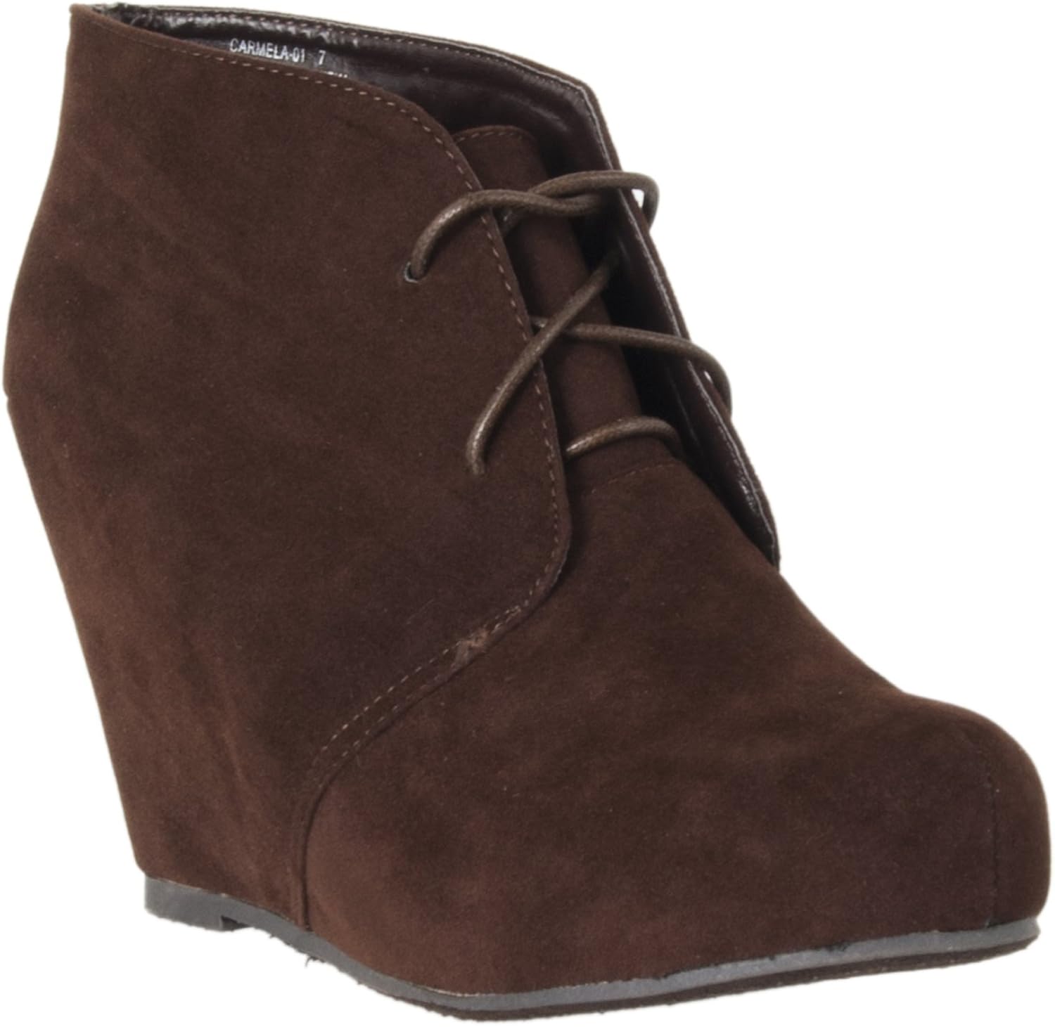 bamboo wedge booties