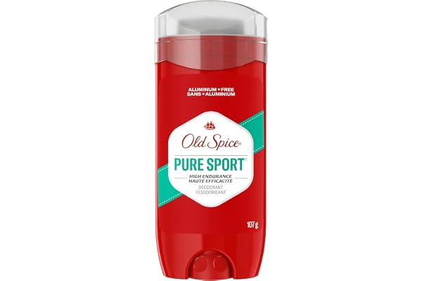Old Spice High Endurance Deodorant for Men, Aluminum Free, Pure Sport Scent, 107 g